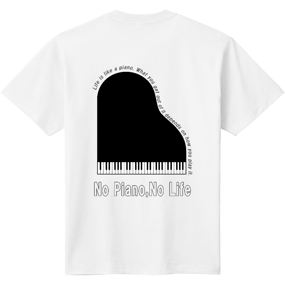 ピアノ・Ｔシャツ