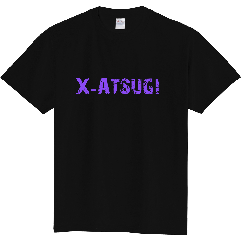 X-ATSUGIスペシャルプリントTシャツ（パープル）