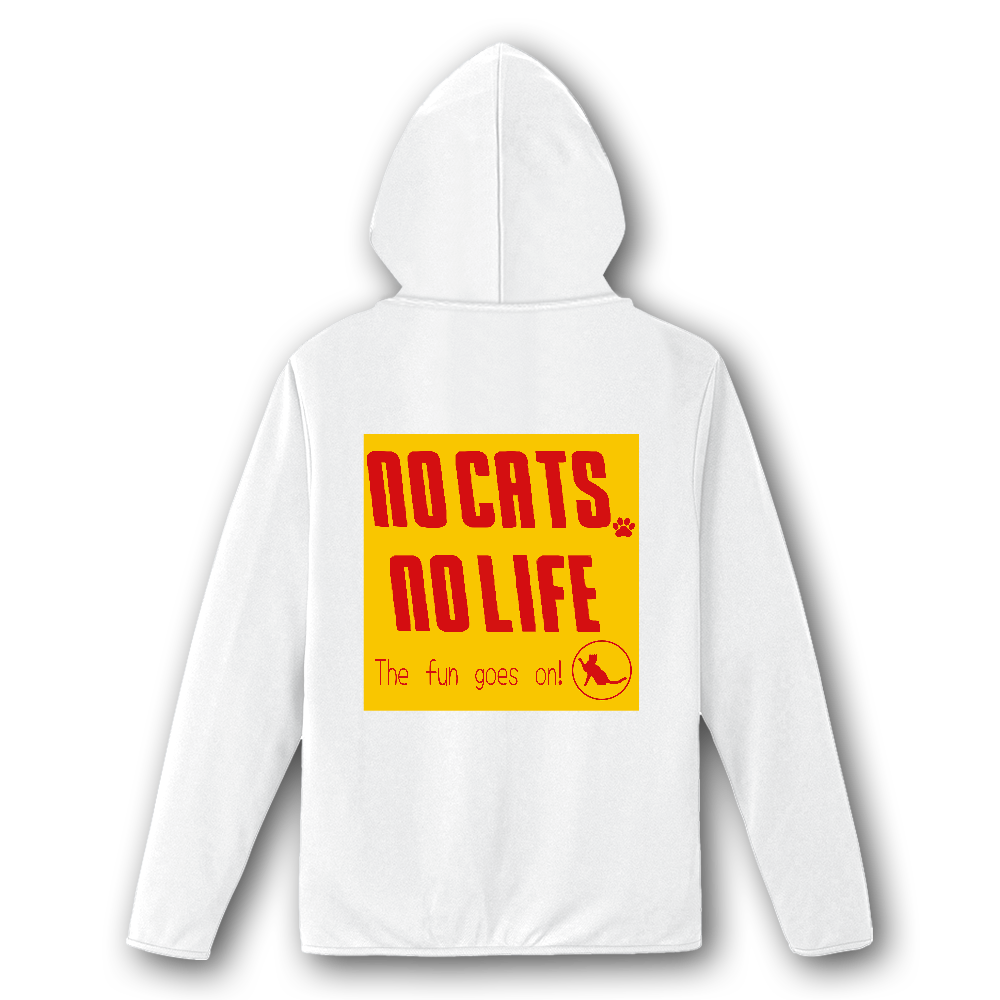 No Cats,No Life パーカー
