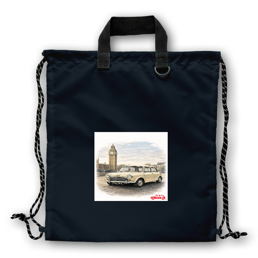 MINIBAKKAリップストップリュック ミニ ホワイト