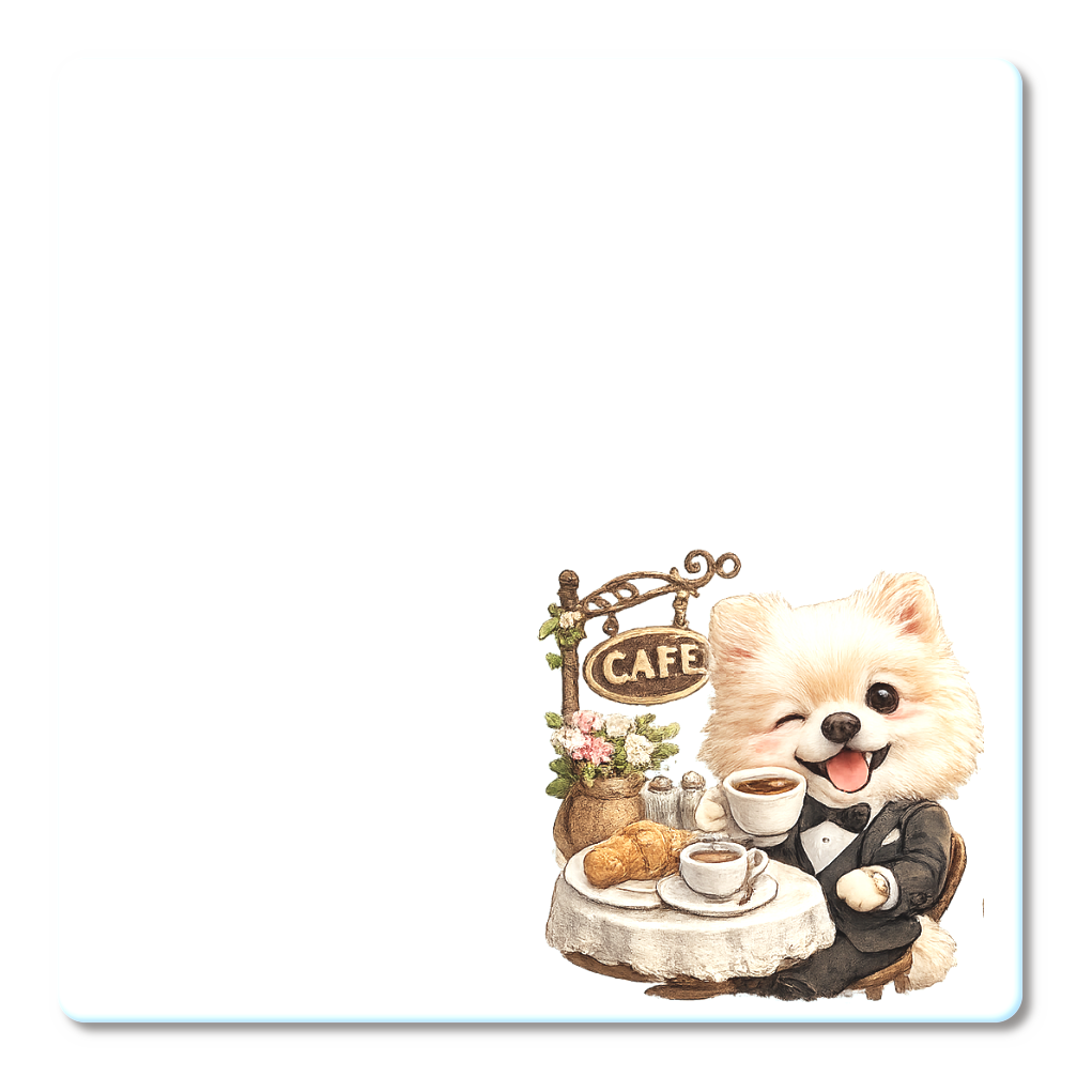 ししまる with -アクリルコースター（カフェ2）-