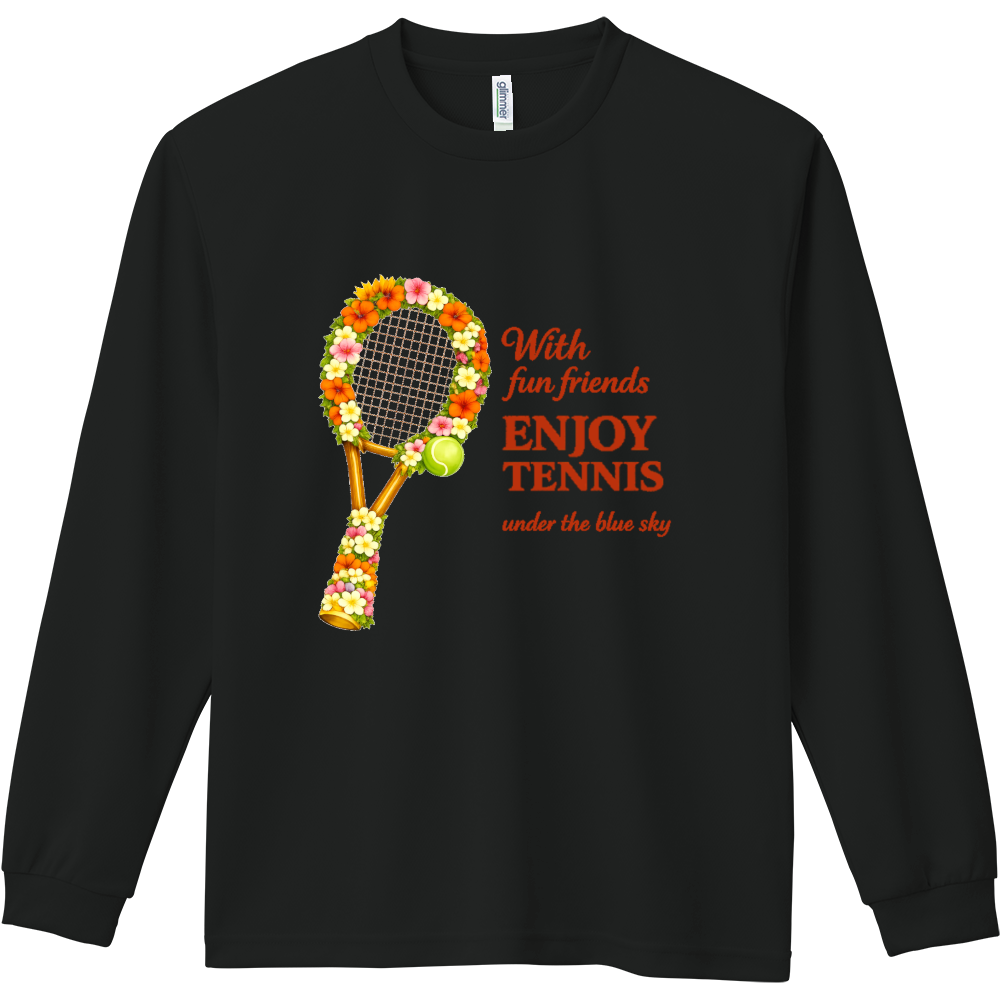 南国の花でできたテニスラケット