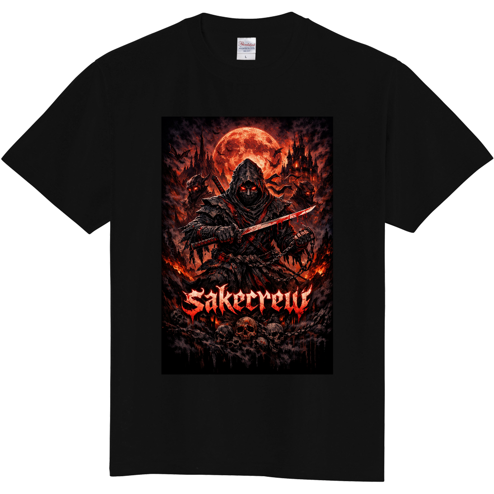 魔界忍者 SAKECREW ダークファンタジーTシャツ
