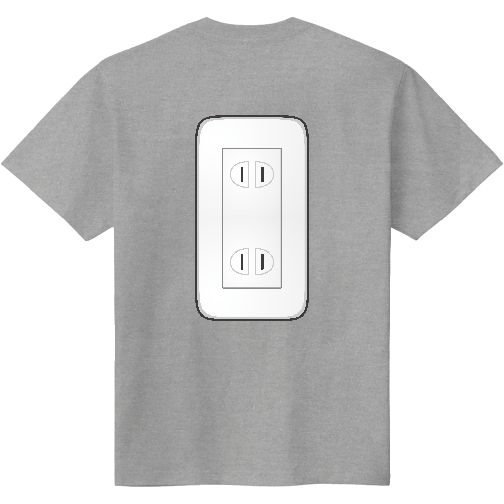 電気系Tシャツ<コンセント>