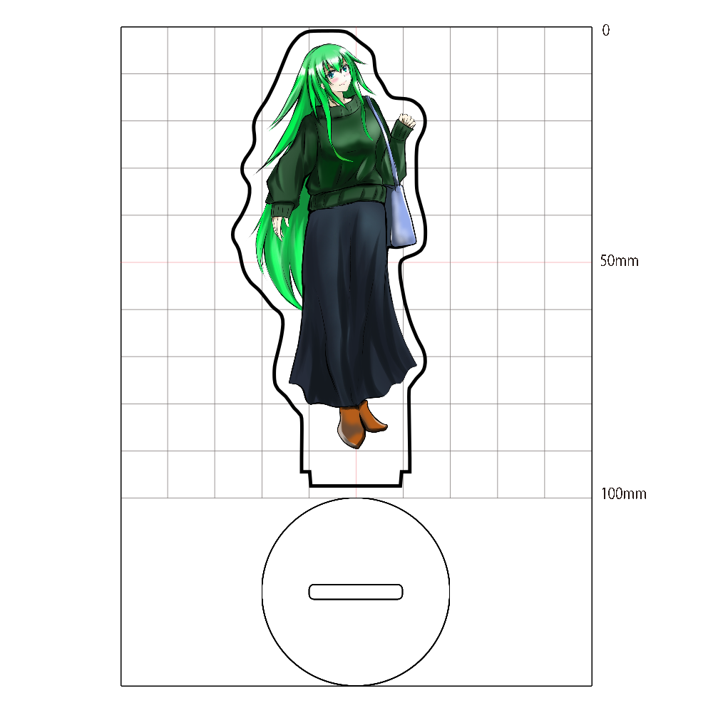 ヒロインズアクリルスタンド ユザナ(現代Ver)