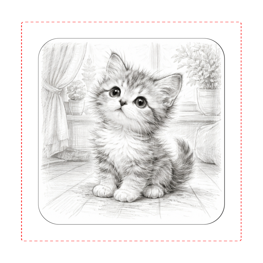 【子猫ハンカチ】