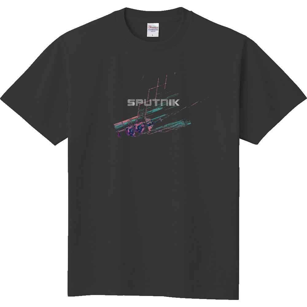 スプートニクTシャツスモークブラック