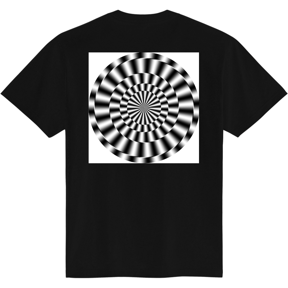 ディスク渦巻き Tシャツ