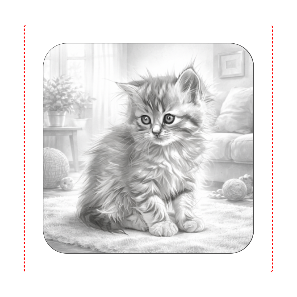 【子猫ハンカチ】