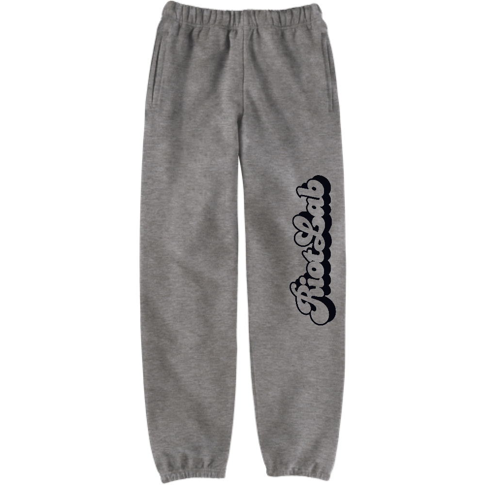 RIOTLAB バブルロゴ スウェットパンツ