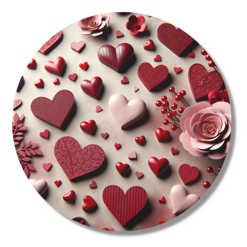 ハート❤️缶バッチ