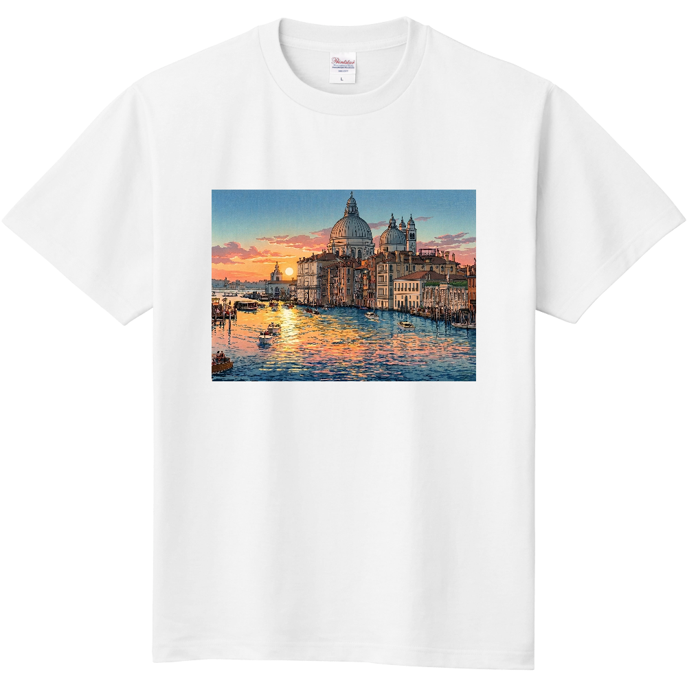 ベニス三十六景 #2 「サルーテ聖堂の夕映えに」/36 Views of Venice #2 — "In the Evening Glow of the Salute"