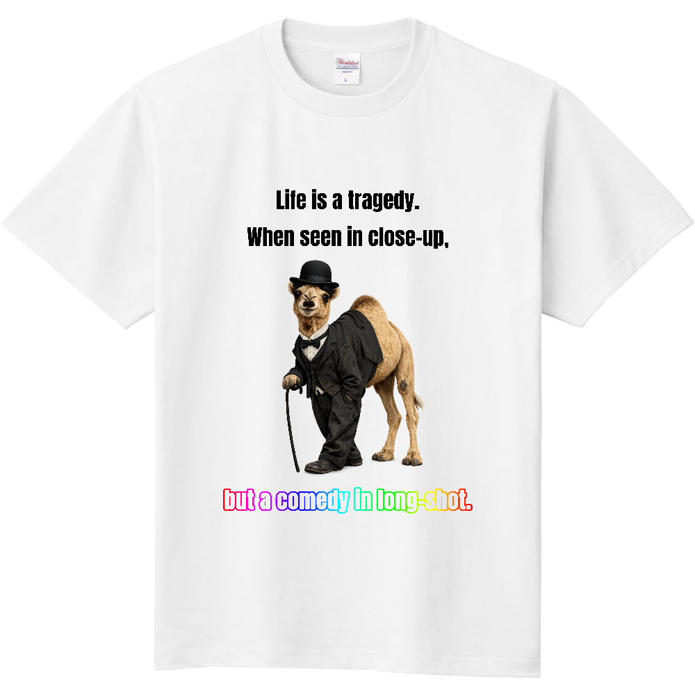  チャップリンＴシャツ＜ラクダ着衣＞