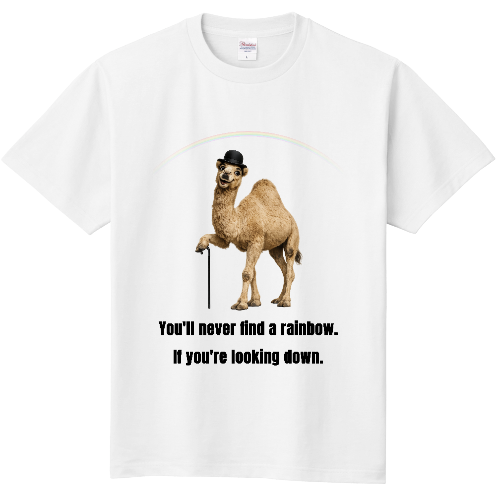 レインボーチャップリン＜虹ラクダ裸体＞