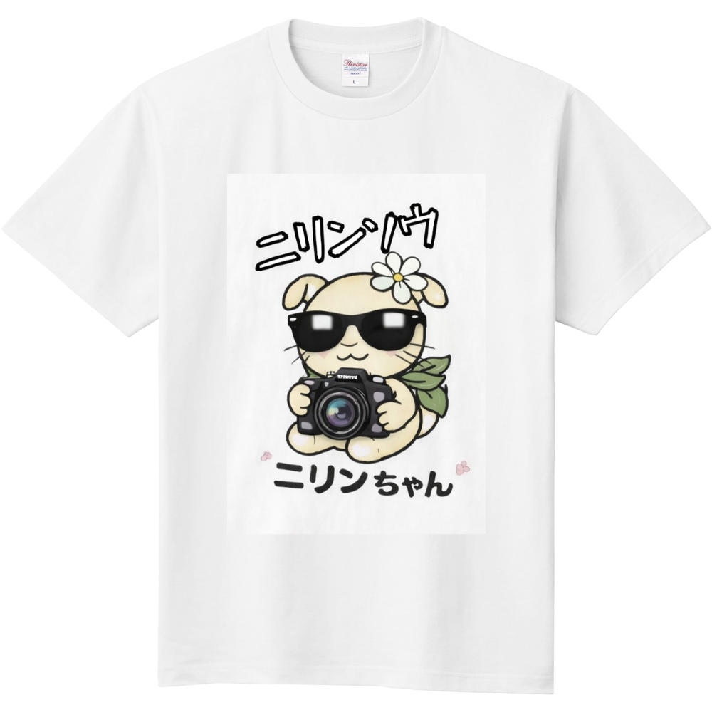 ニリンちゃんTシャツ　サングラス&カメラVer.