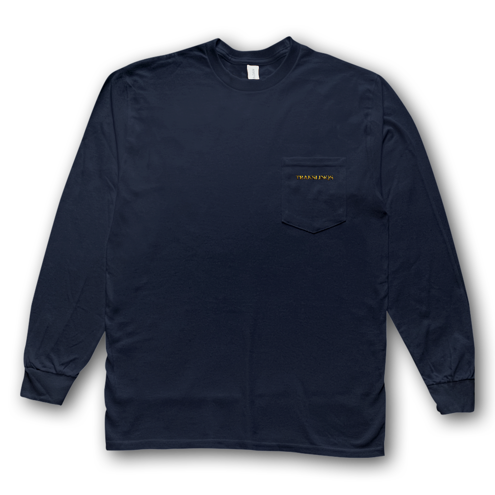 【TRANSLINQS】"Q" Emblem - Mechanical Feather - Pocket Long T-shirt（送料無料）