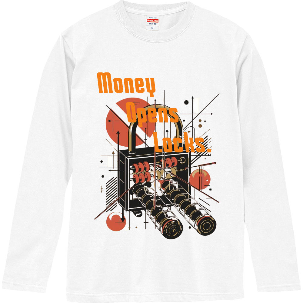 [ロングTシャツ] Money Opens Locks
