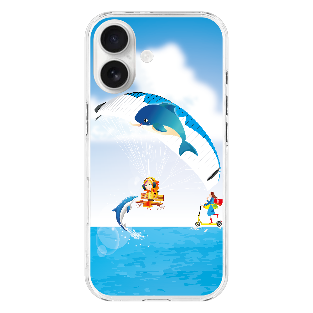 M121　シュール『サツキ』 iPhone17 (透明)(ハードケース)｜PLATA