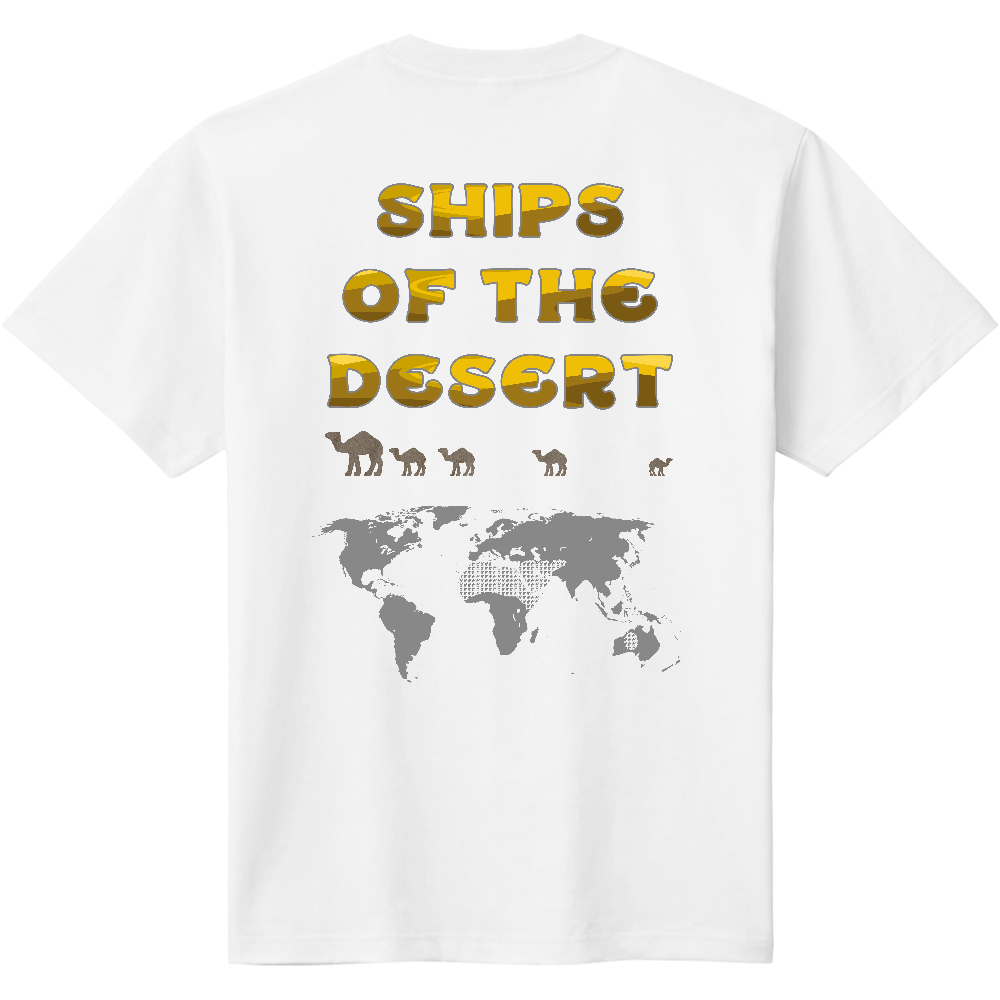 地図Ｔシャツ＜バック・プリント＞