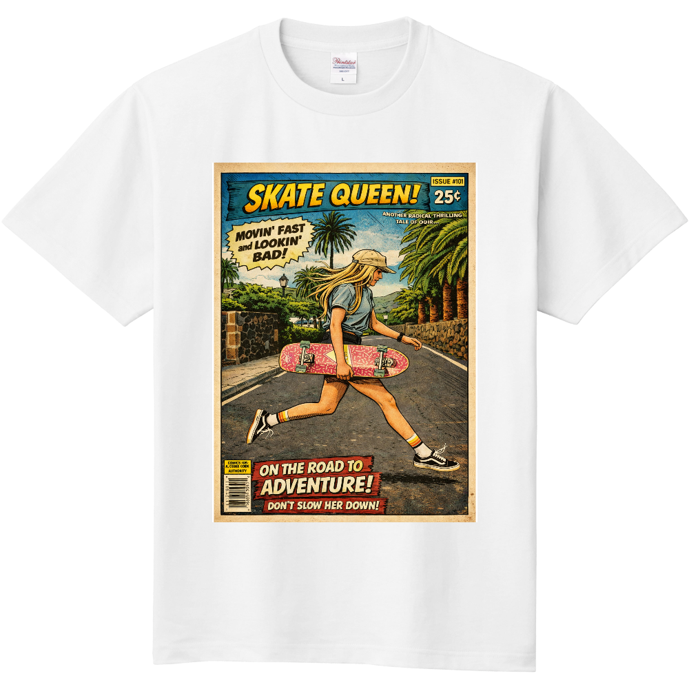 スケボーTシャツ / Skateboard Scene / オールドスクール / ストリート / ヴィンテージ雑誌 / ドライTシャツ / 日本製