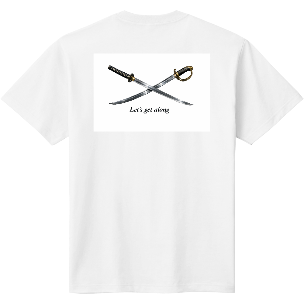 Let's get along.t shirt