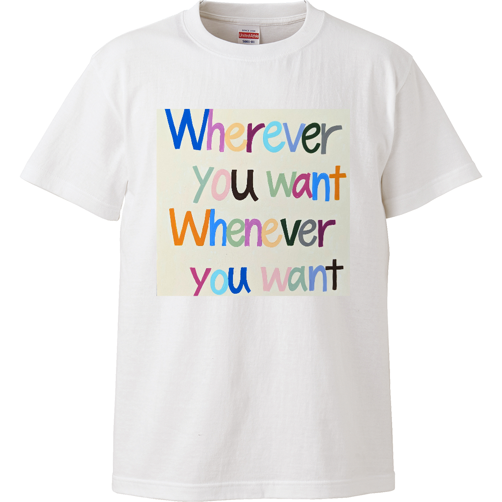 「着る絵本」キッズTシャツ（白）❘ プロローグ「どこへでも行ける」 ❘ 磁器絵付け作家デザイン・出産祝い・誕生日ギフト（100cm〜160cm）