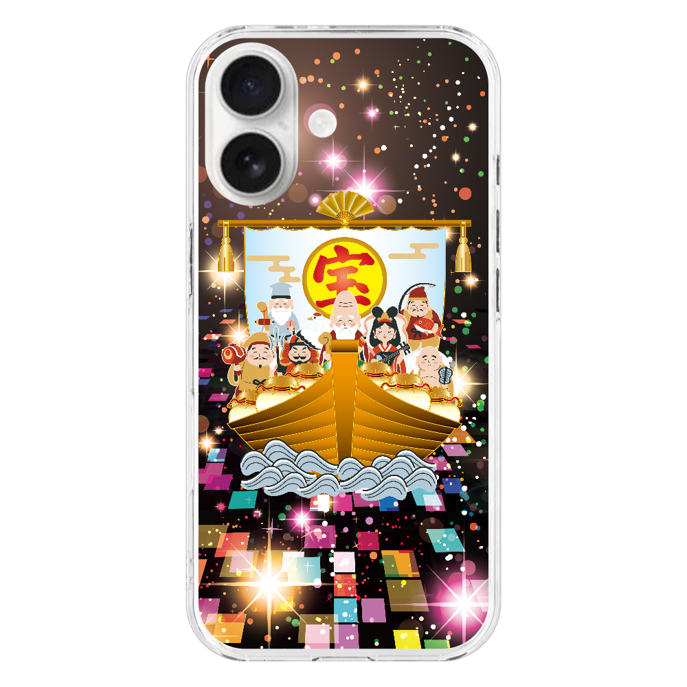 M154 シュール宝船『銀河』 iPhone17 (透明)(ハードケース)|PLATA
