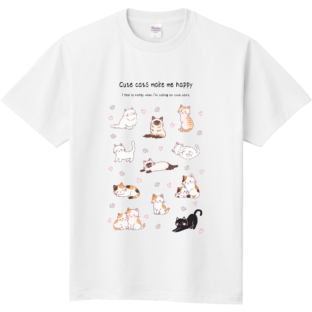 可愛い猫ちゃんたち（黒文字ver.）