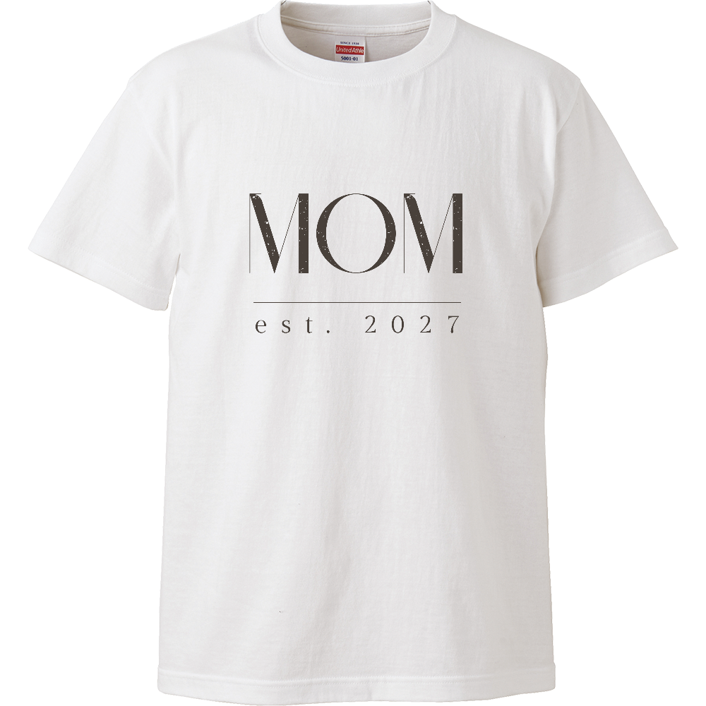 【MOM est. 2027】ママ • おかあさんのTシャツ
