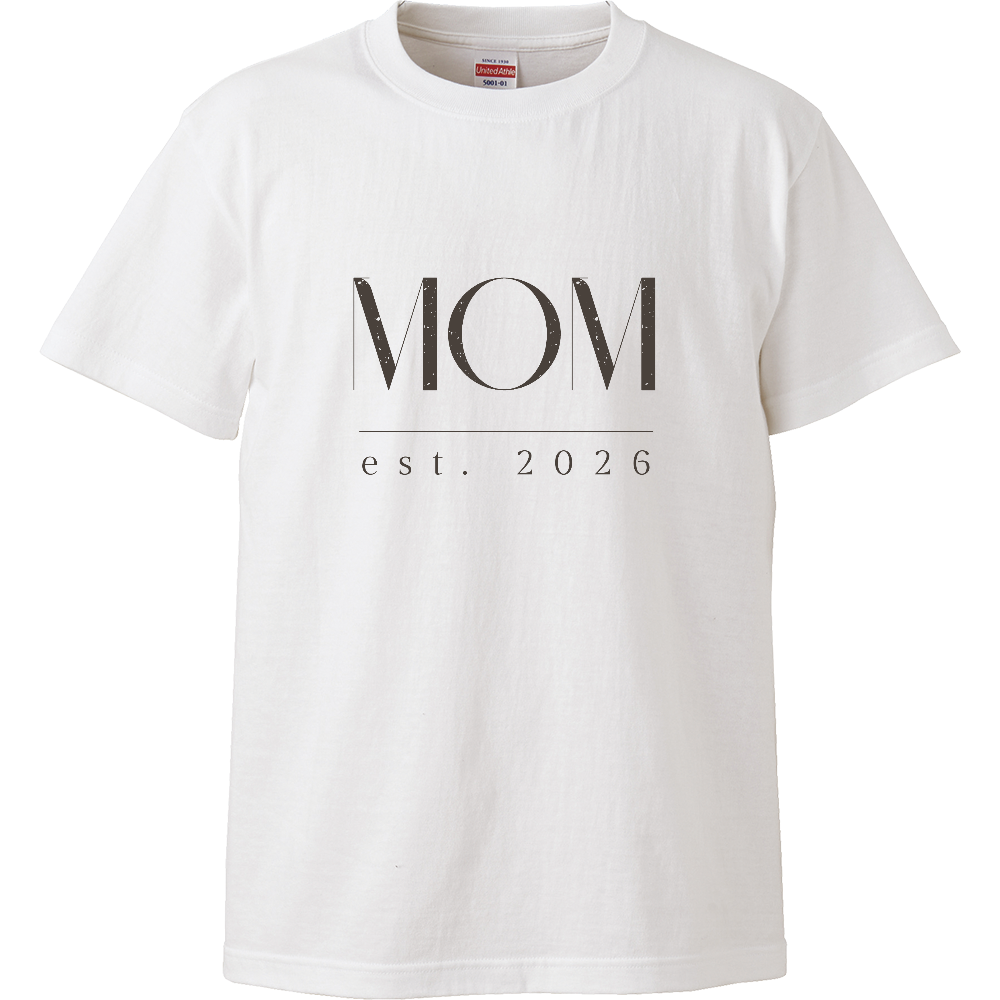 【MOM est. 2026】ママ • おかあさんのTシャツ