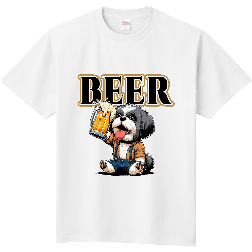 "愛犬と一緒にビールタイム♪"