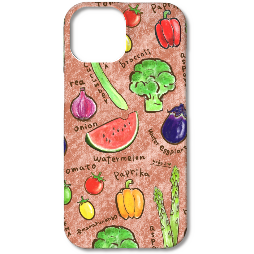 野菜柄スマホケース