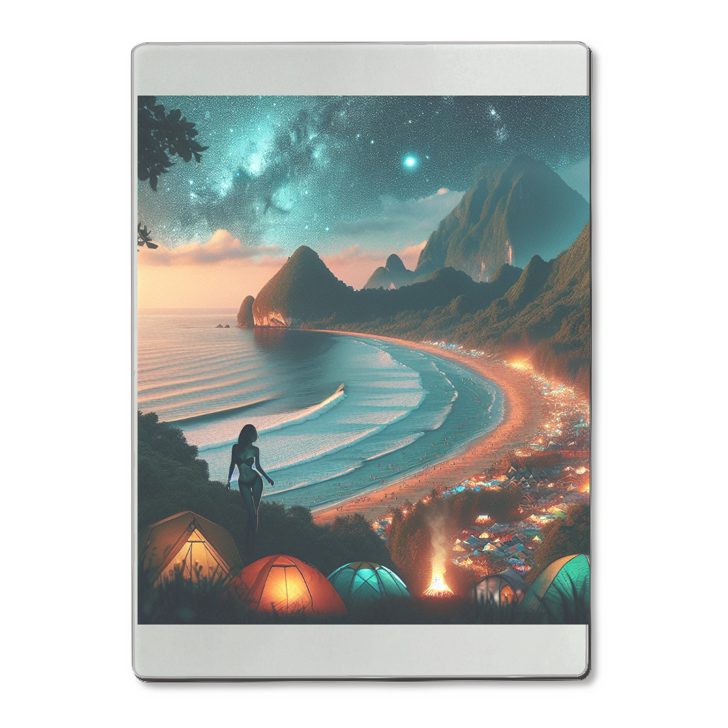 夏の夜の下じき