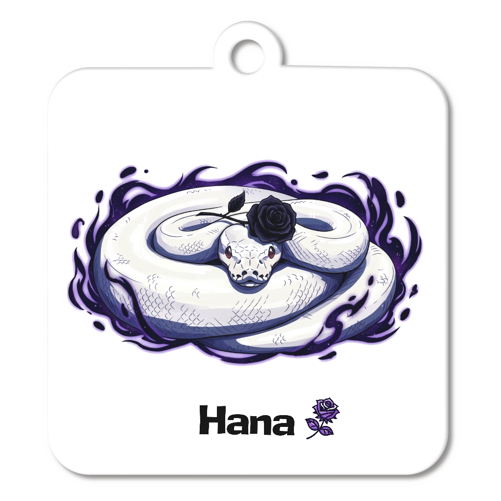 深紫はんちゃんのアクキー｜約6cm