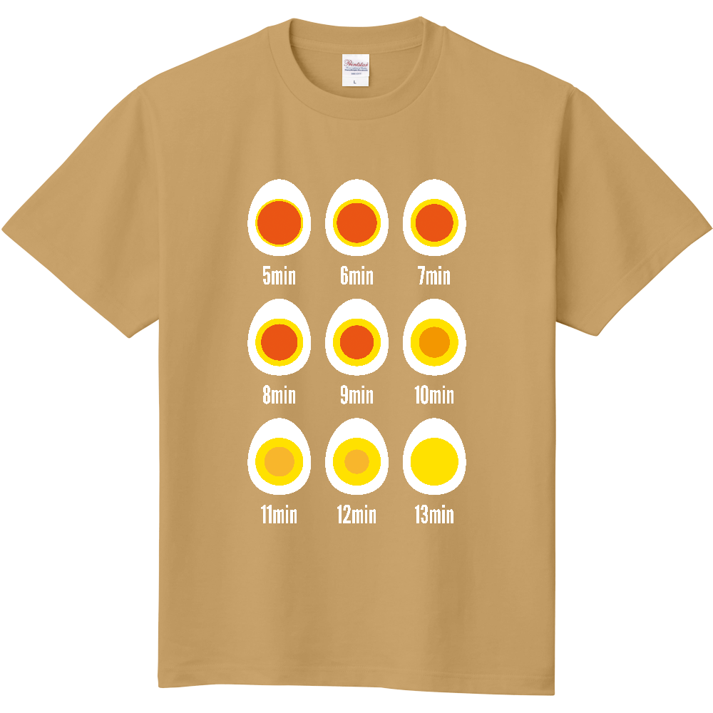 ゆで卵早見表【ユーモア・グラフィック】