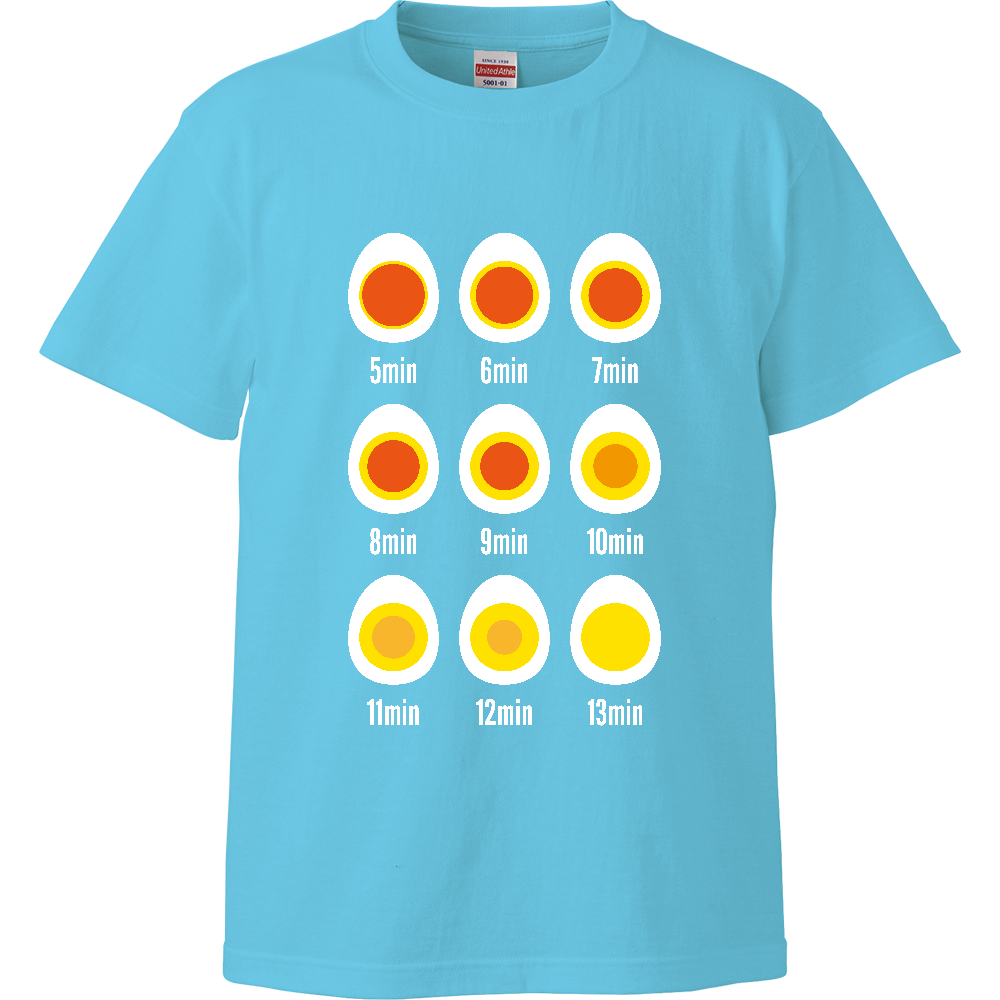 ゆで卵早見表【ユーモア・グラフィック】