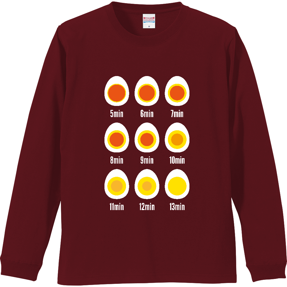 ゆで卵早見表【ユーモア・グラフィック】