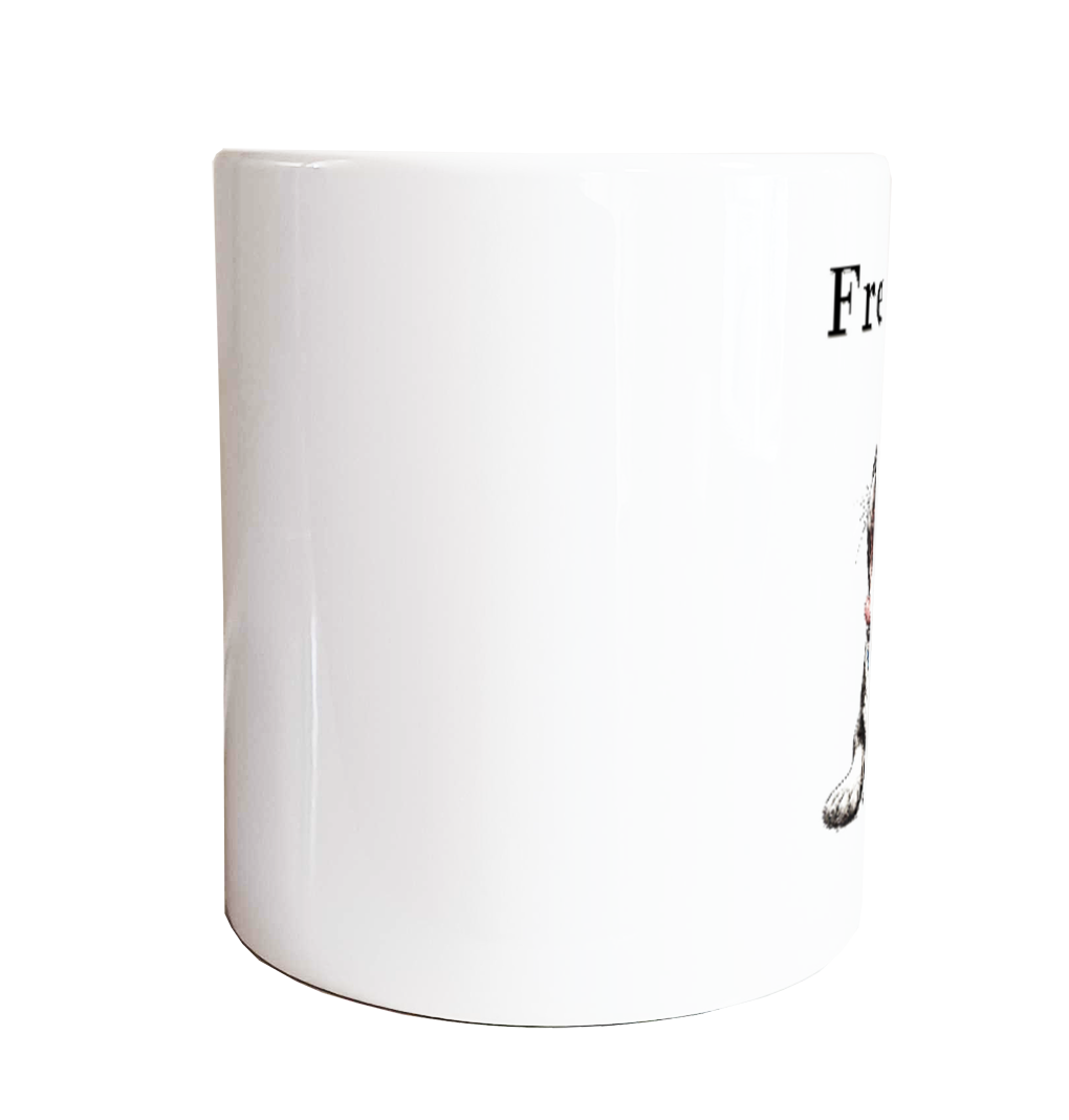 フレンチブルドッグの大あくび－0001（マグカップ）