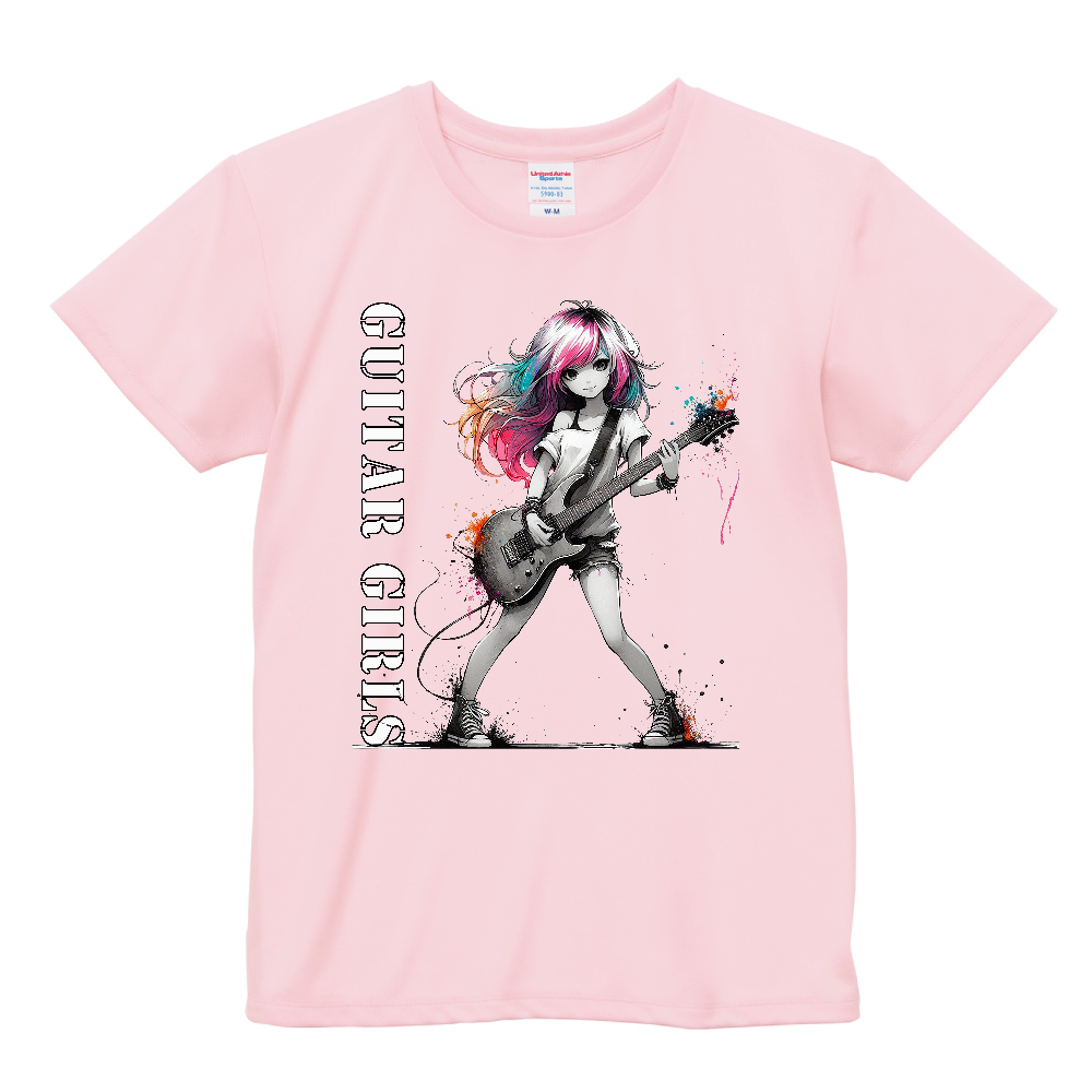 GUITAR GIRLS1◎(ドライアスレチック Tシャツ)〈ウィメンズ〉