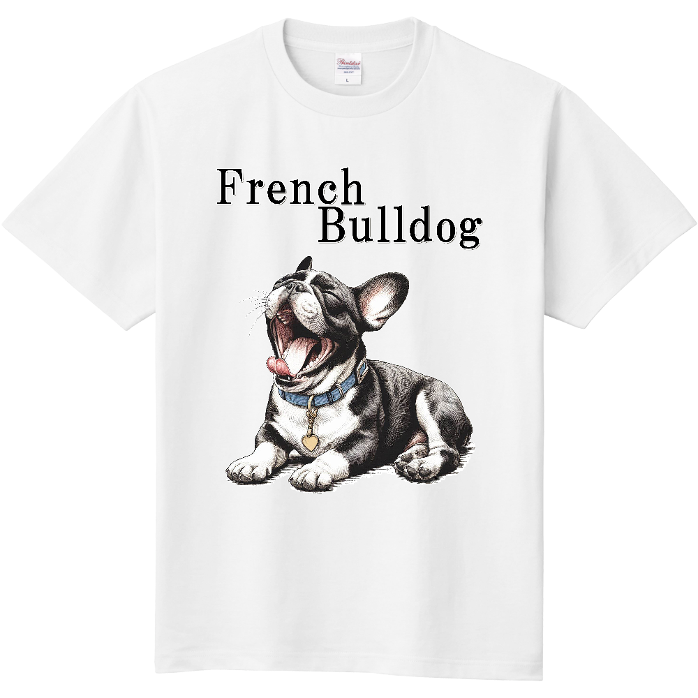 フレンチブルドッグの大あくび-0001