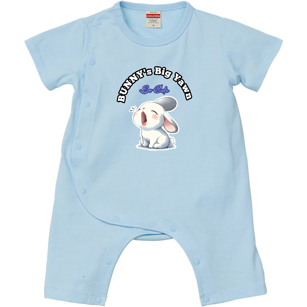 BUNNY's big yawn(ベビー・ロンパース)