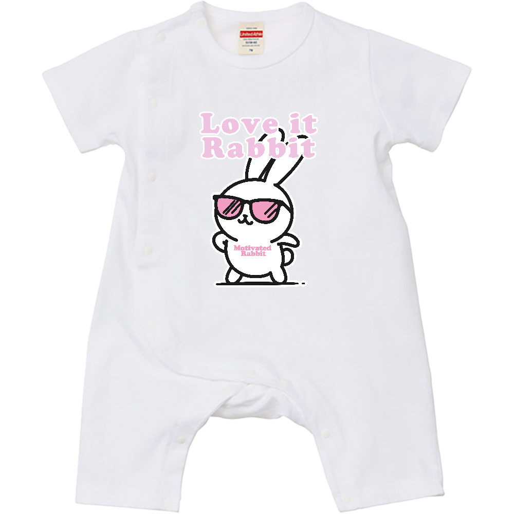 Love it Rabbit　(ウサギ大好き！)ベビー・ロンパース