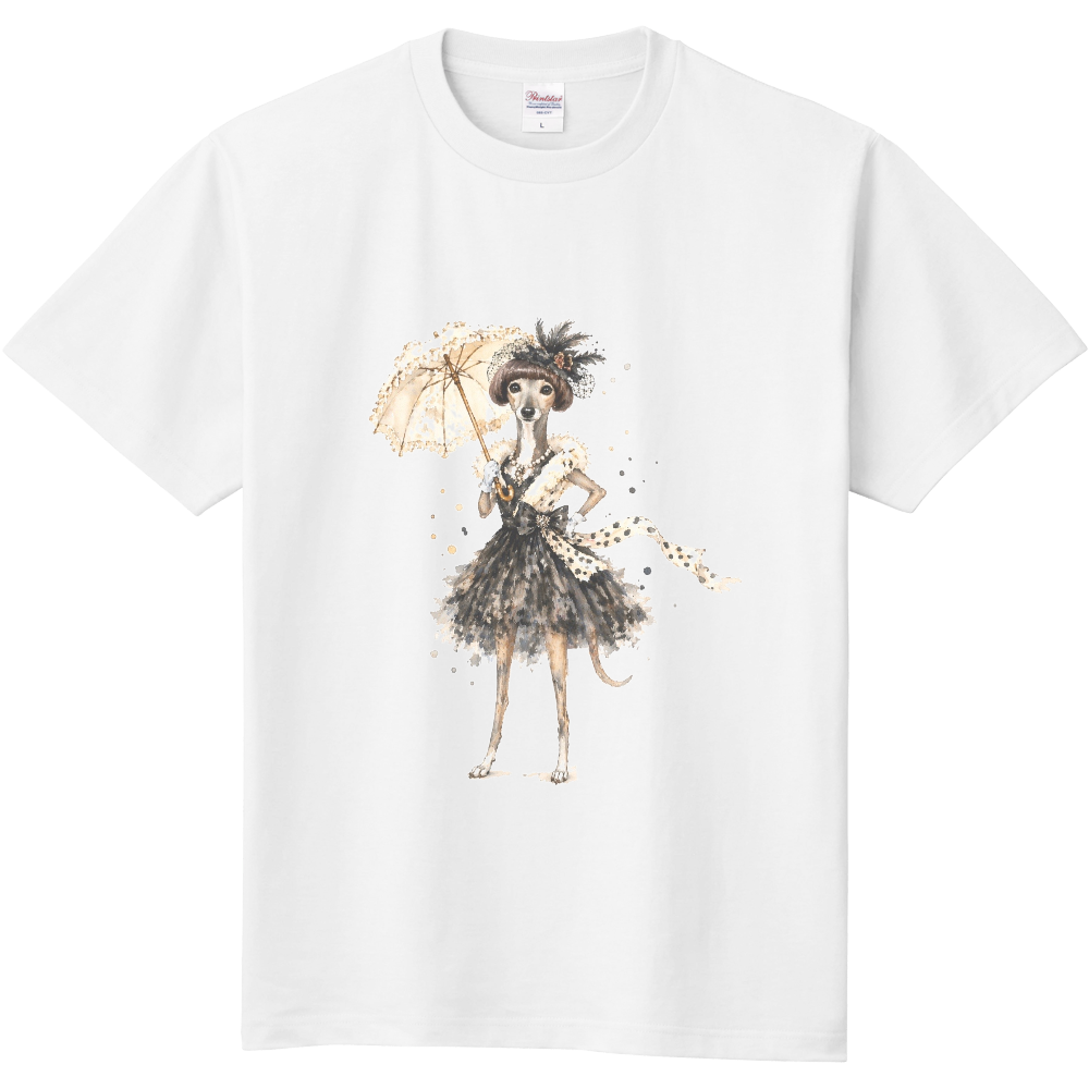 イタグレ貴婦人Tシャツ