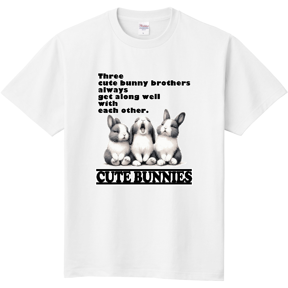 かわいいウサギ3兄弟！Three cute bunny brothers