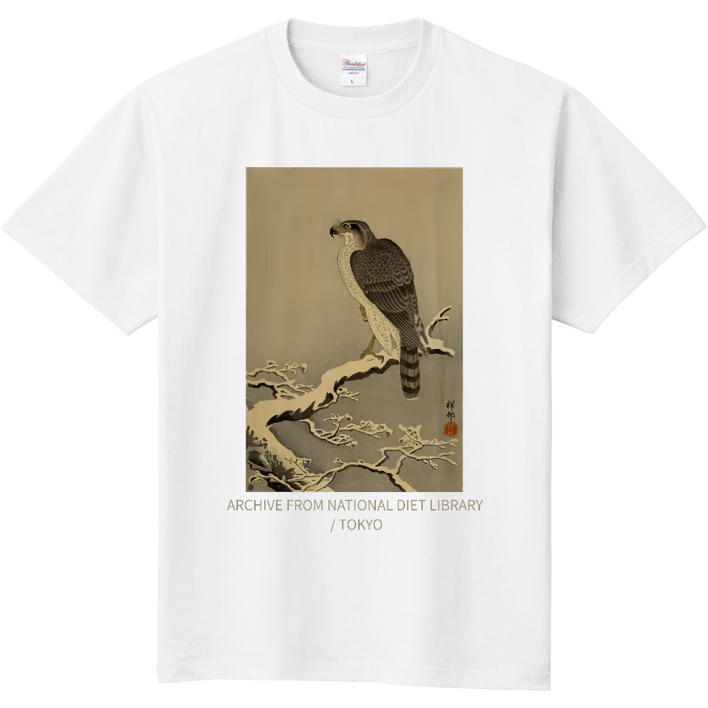 Vintage Japan T-shirt - hawk- (ビンテージジャパン Tシャツ -鷹-) 【日本国内送料無料】