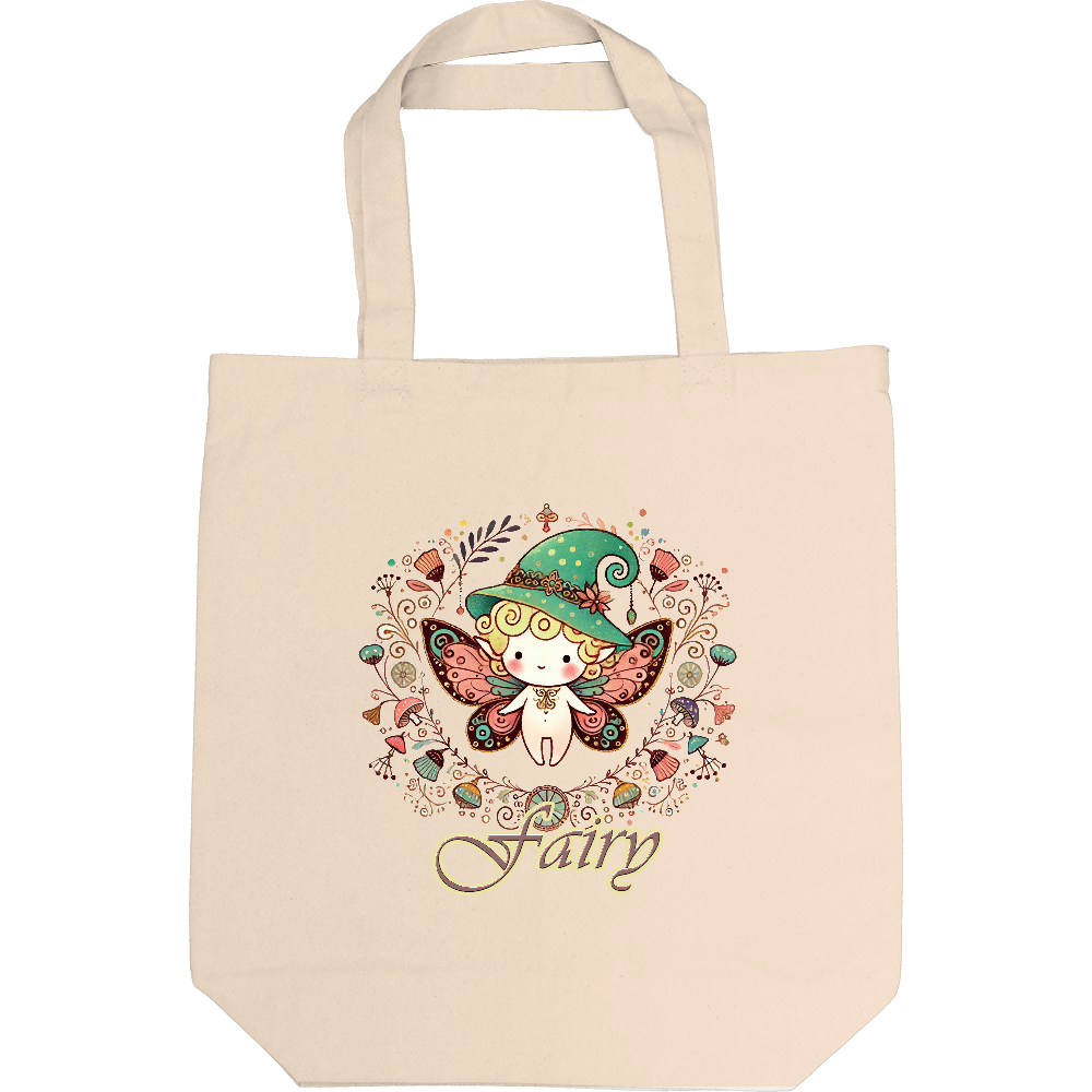 かわいい妖精さん018（トートバッグM）