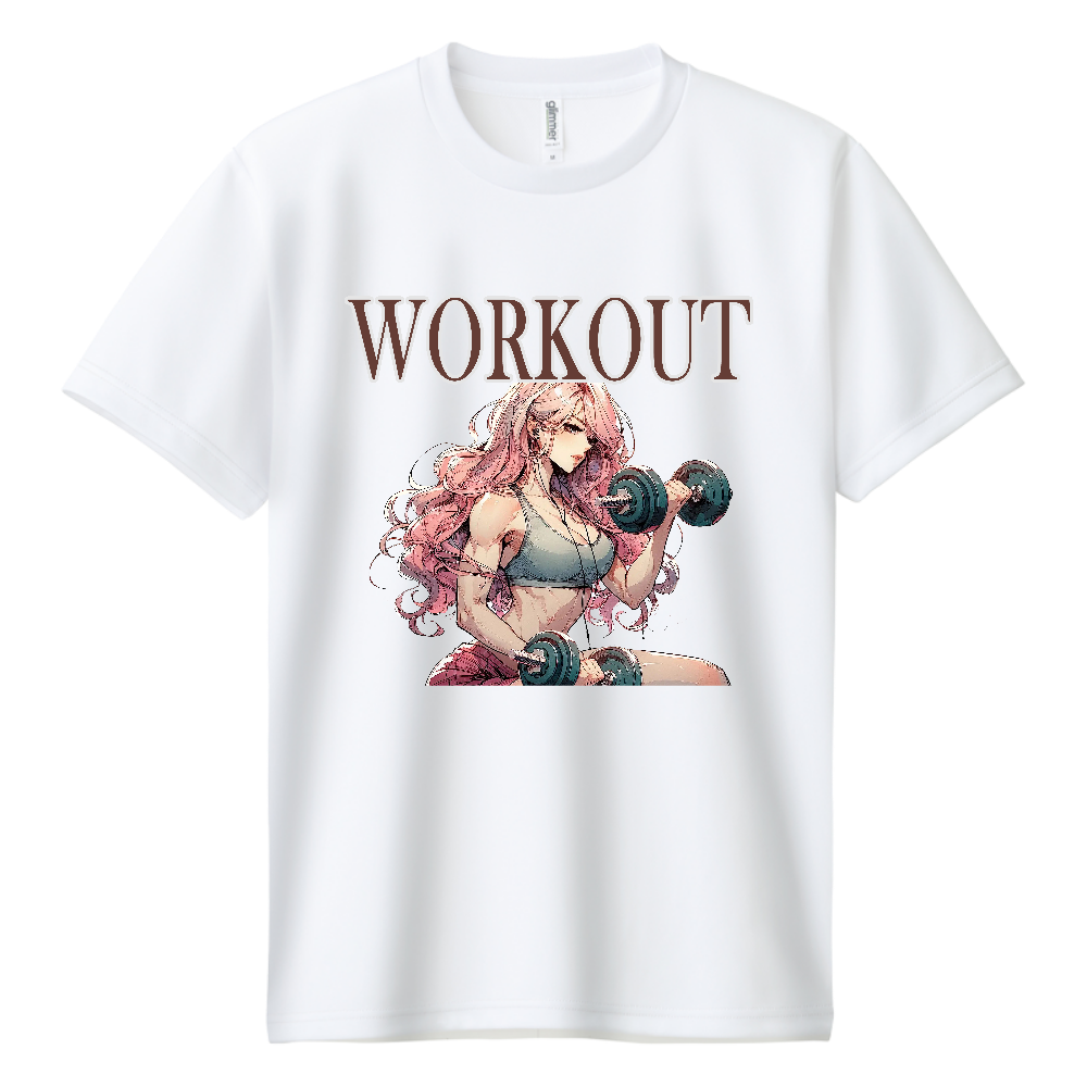 workout女子009（ドライＴシャツ）