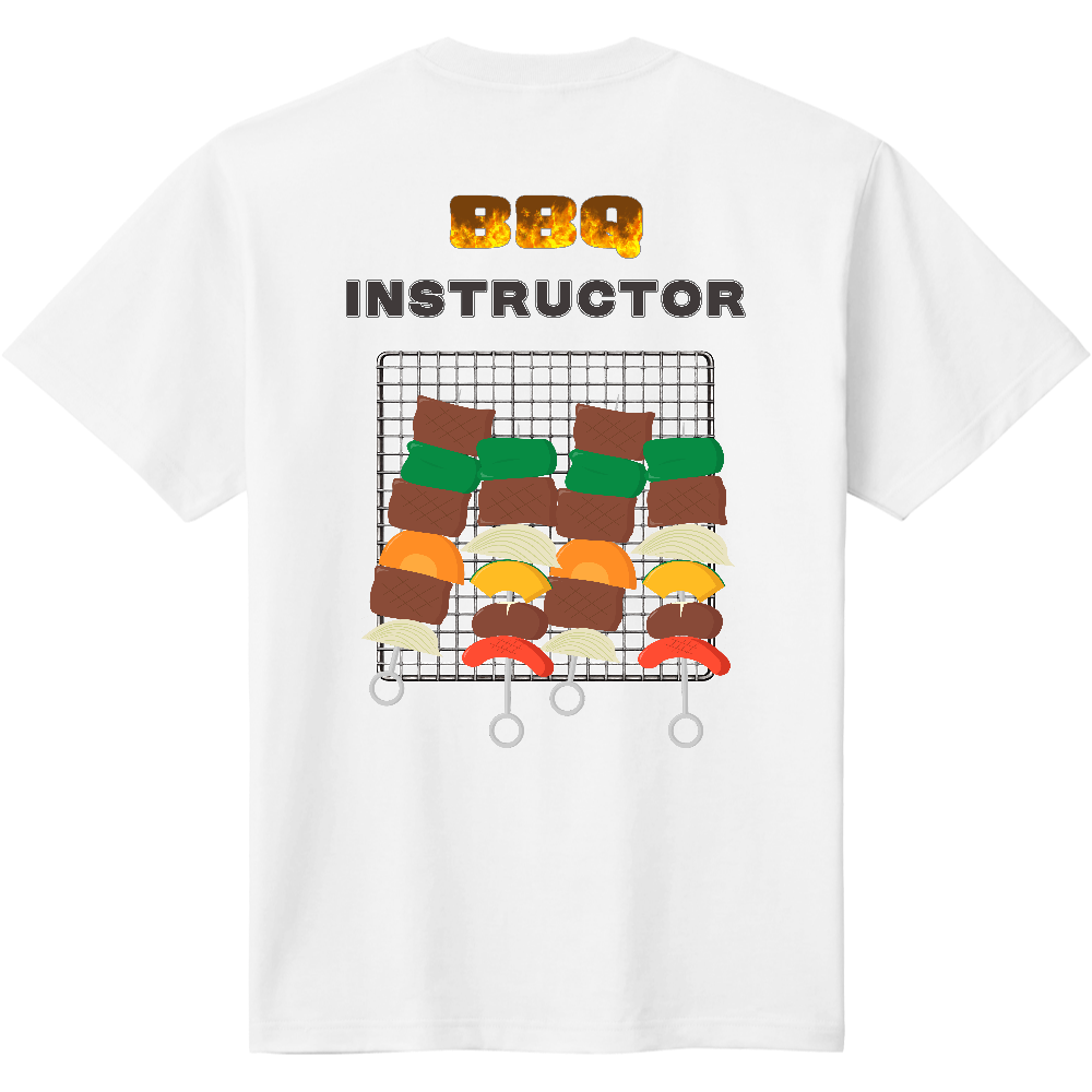 インストラクター・Ｔシャツ＜BBQ インストラクター（後）＞