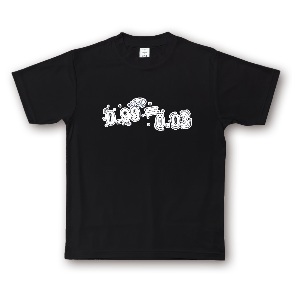 ひろゆきさん応援素材を使ったTシャツ。