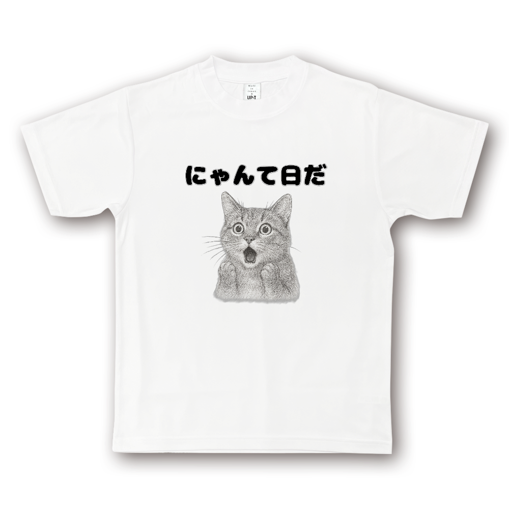 にゃんて日だ Tシャツ（NOTO DRY）